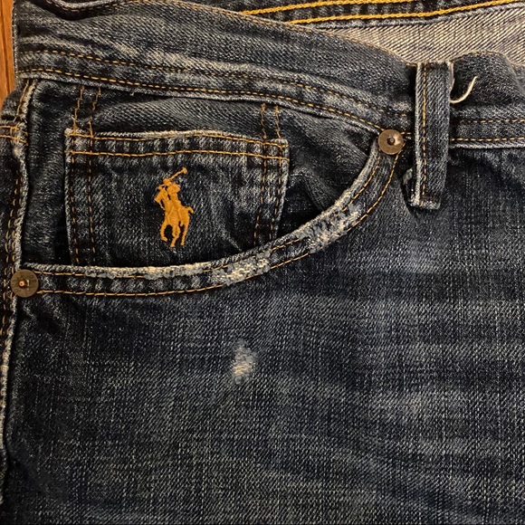 Ralph Lauren Distressed Denim Jeans 30 - Picture 3 of 6